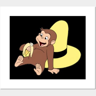 Curious George Mam Posters and Art